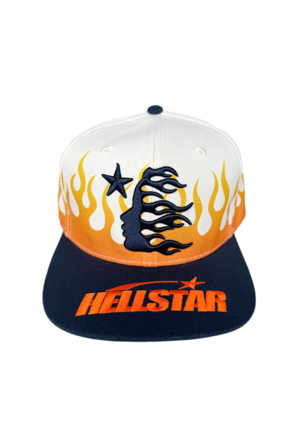Hellstar Hat Cream Navy