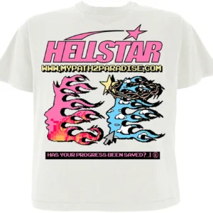 Hellstar Pixel T-Shirt White